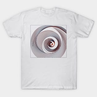 Lineart geometric infinity galaxy T-Shirt